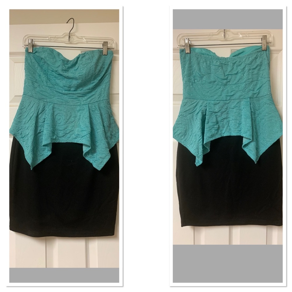 SOLD!!! Body central blue and black dress